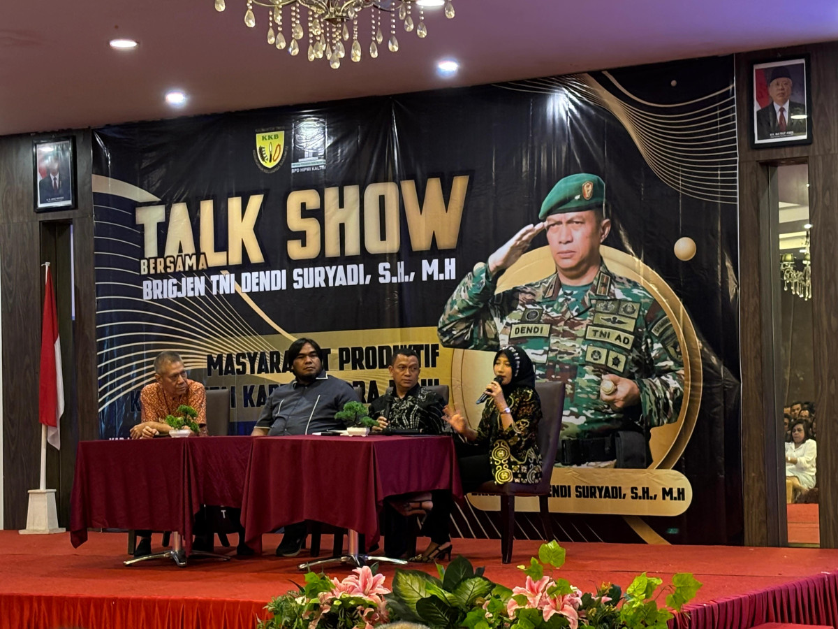 HIPMI dan KKB Kaltim Gelar Talk Show Bersama Dendi Suryadi (Habar Kaltim)